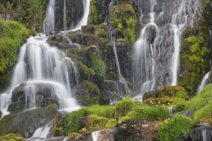 Framed Print : Waterfall and cascades flowing over rocks, Isle of Skye, Inner Hebrides, Scotland, June Framed Print : Waterfall and cascades flowing over rocks, Isle of Skye, Inner Hebrides, Scotland, June