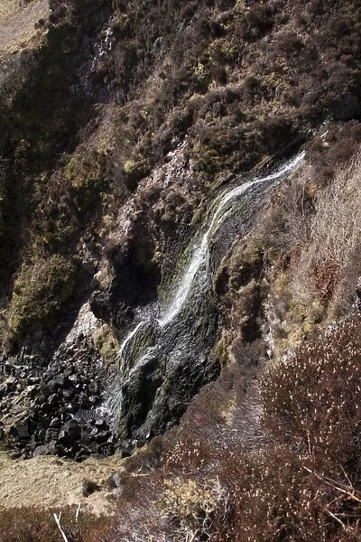 Waterfall below Loch a Bhaile - Mhargaidh on the Ardfin Estate, Isle of Jura, Scotland