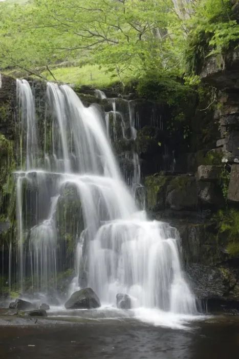 Framed Print : Waterfall on stream, East Gill Force, Keld, Swaledale, Yorkshire Dales N. P. North Yorkshire, England, june Framed Print : Waterfall on stream, East Gill Force, Keld, Swaledale, Yorkshire Dales N. P. North Yorkshire, England, june