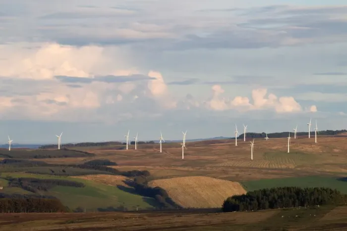 Framed Print : Wind turbines on upland farmland, Lammermuir Hills, Scottish Borders, Scotland, september Framed Print : Wind turbines on upland farmland, Lammermuir Hills, Scottish Borders, Scotland, september