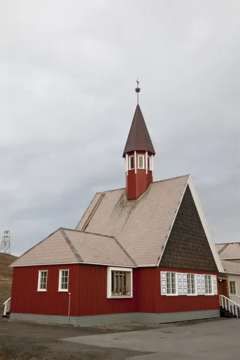 Framed Print : Wooden church in town, worlds most northerly town, Longyearbyen, Spitsbergen, Svalbard, september Framed Print : Wooden church in town, worlds most northerly town, Longyearbyen, Spitsbergen, Svalbard, september