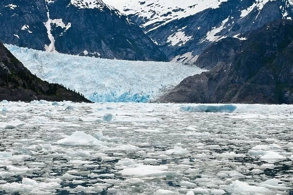 Alaska. LeConte Glacier in LeConte Bay, Southeast Alaska