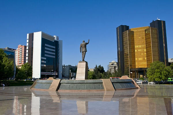 Hero statue, Baku, Azerbaijan