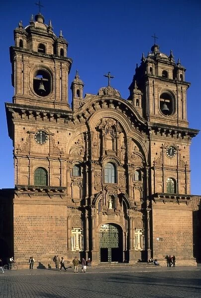 Peru, Cuzco, Andean Inca Capital, La Compania Church, built 1571