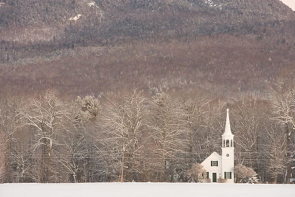 The Wonalancet Union Chapel in Wonalancet, New Hampshire. White Mountains
