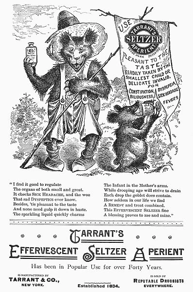 American magazine advertisement, 1887