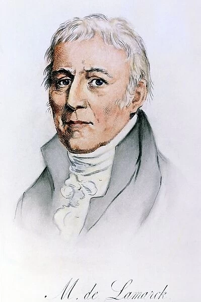 CHEVALIER DE LAMARCK (1744-1829). Jean Baptiste Lamarck. French naturalist. French etching