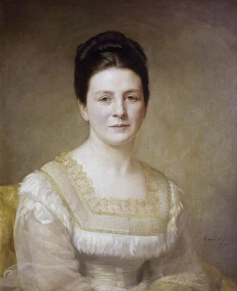 EDITH K. C. ROOSEVELT (1861-1948). Edith Kermit Carow, future wife of President
