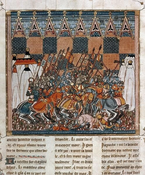 FIRST CRUSADE, 1097. The defeat of the Turks by Bohemond, Tancred, Robert of Normandy