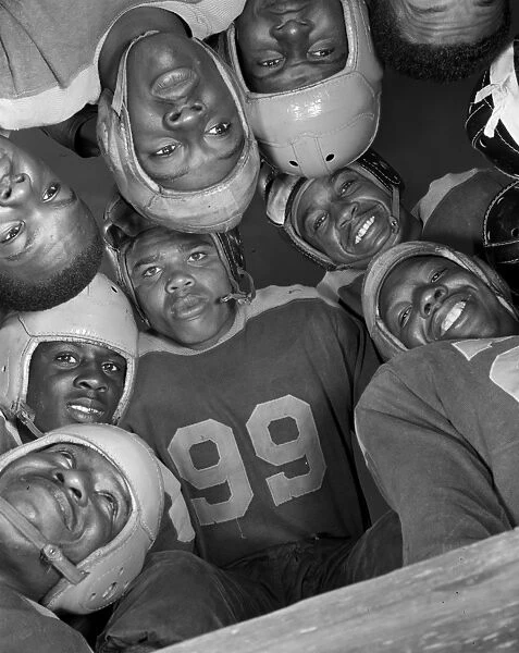 FOOTBALL TEAM, 1943. The football team from Bethune-Cookman College in Daytona Beach, Florida