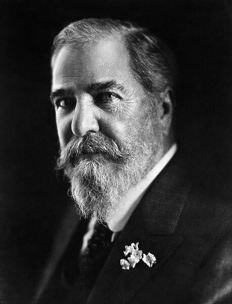 LOUIS COMFORT TIFFANY (1848-1933). American painter and stained-glass artist. Photograph