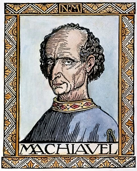 NICCOLO MACHIAVELLI (1469-1527). Italian statesman and political philosopher