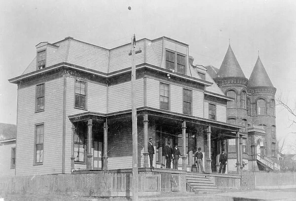 SHAW UNIVERSITY, c1899. The pharmacy building at Shaw University in Raleigh, North Carolina