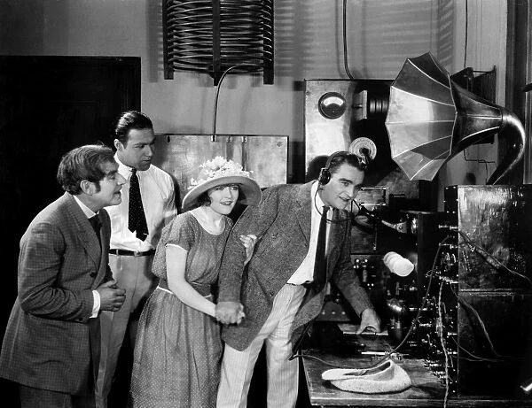 SILENT FILM: RADIO, 1920s. William Desmond in a still from an American silent film of the 1920s