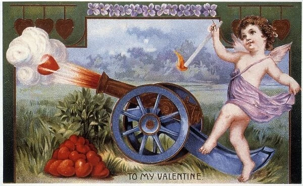 ST. VALENTINEs DAY CARD. American, 1915