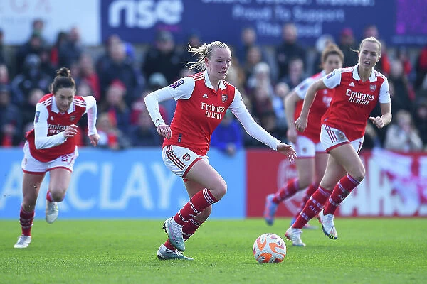 Arsenal Women vs Manchester City: FA Women's Super League Clash at Meadow Park (2022-23) - Frida Maanum in Action