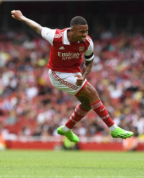 Arsenal's Gabriel Jesus Shines in Emirates Cup Clash Against Sevilla, 2022