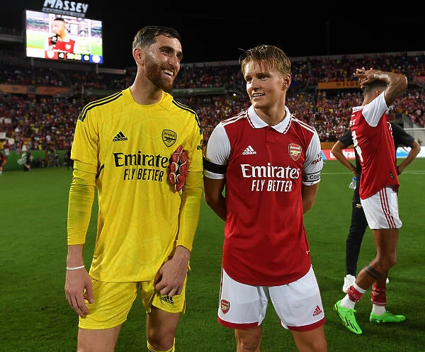 Arsenal's Martin Odegaard and Matt Turner Reunite After Chelsea Clash in Florida Cup