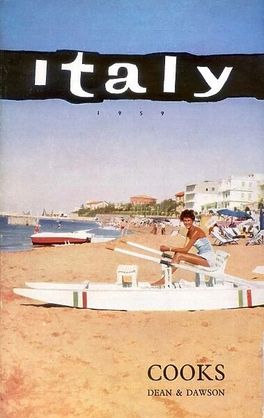 Italy. Thomas Cook Brochure Cover - Italy. Date: 1959