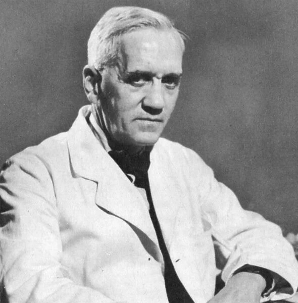 Alexander Fleming (1881-1955) Scottish bacteriologist and surgeon. Discovered penicillin 1928