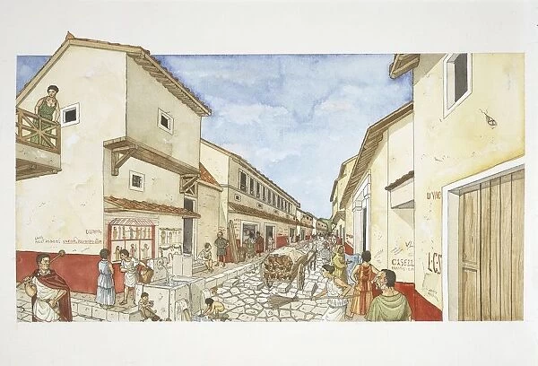 Ancient Rome, Pompeii, illustration