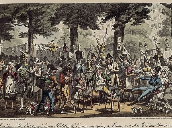 Caricature from series Life in Paris, 1822