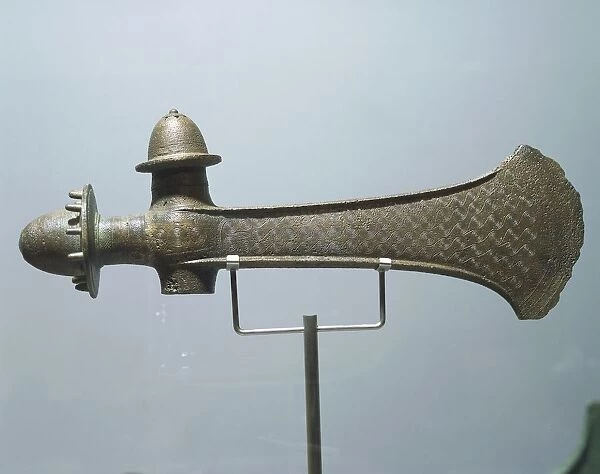 Ceremonial bronze axe, from Egebaek