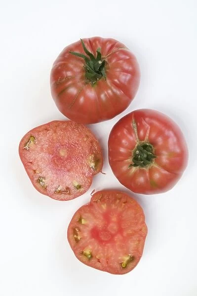 Close-up of heirloom tomatoes