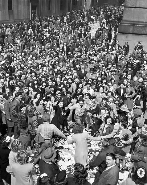 Early VE-Day On Wall Street