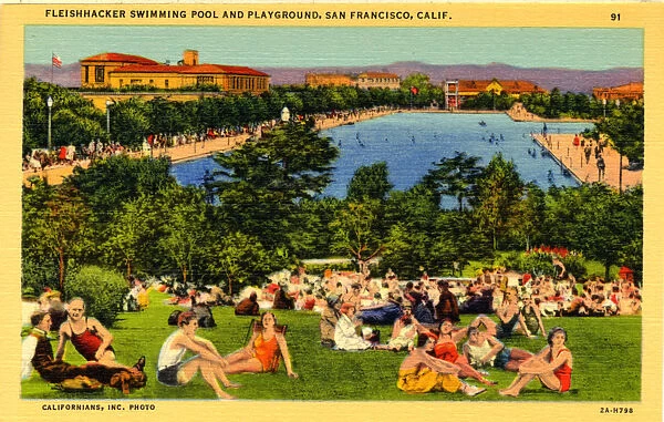 Fleishhacker Swimming Pool and Playground, San Francisco, California