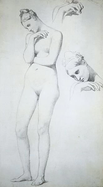 France, Nude study for Stratonice