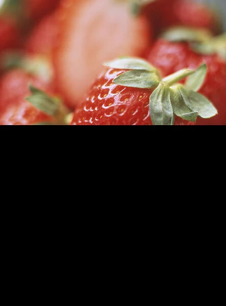 Fresh Strawberries, close up