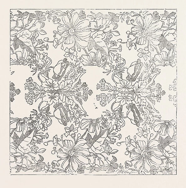 Handkerchief Pattern. by Wilkinson. 1851