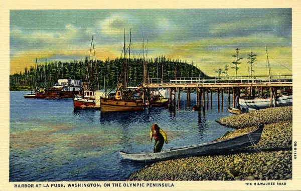 Harbor at La push, Washington on the Olympic Peninsula