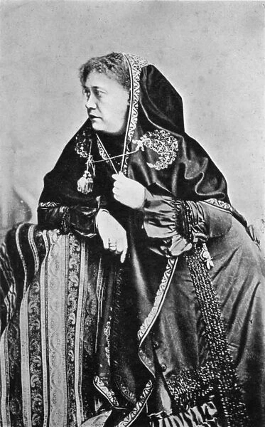 Helena Petrovna Blavatsky (born Hahn) 1831-1891. Russian-born American theosophist