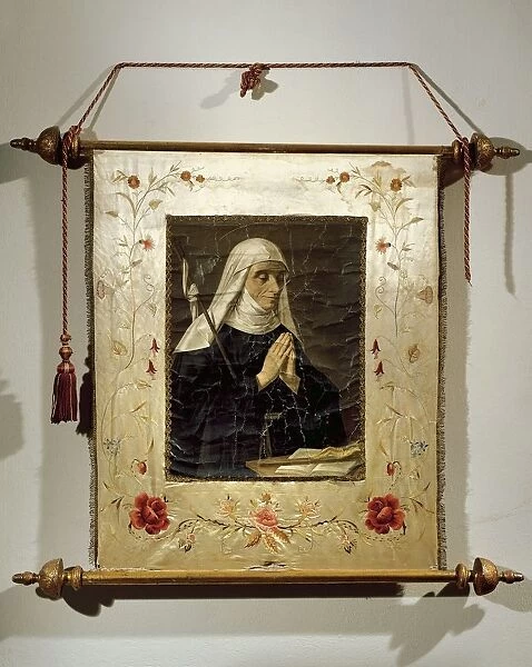 Italy, Portrait of founder of Order of Ursulines Saint Angela Merici