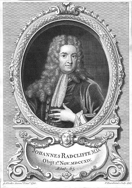 John Radcliffe (1650-1714), English physician born at Wakefield, Yorkshire. Attended William III
