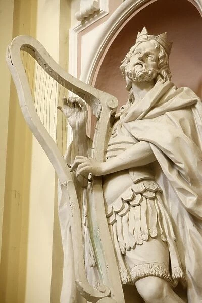 King David sculpture in a Napoli church