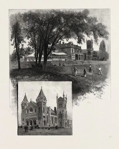Lieutenant-Governors Residence (Top); St. Andrews Church (Bottom), Toronto and Vicinity