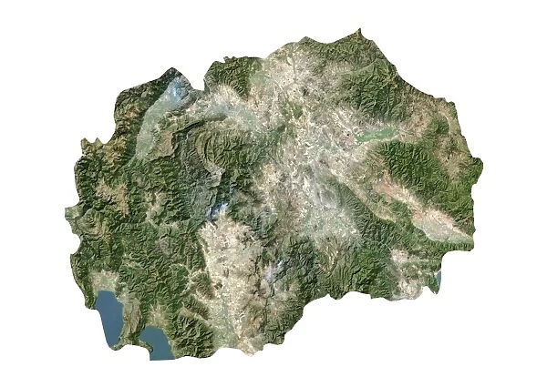 Macedonia, Satellite Image