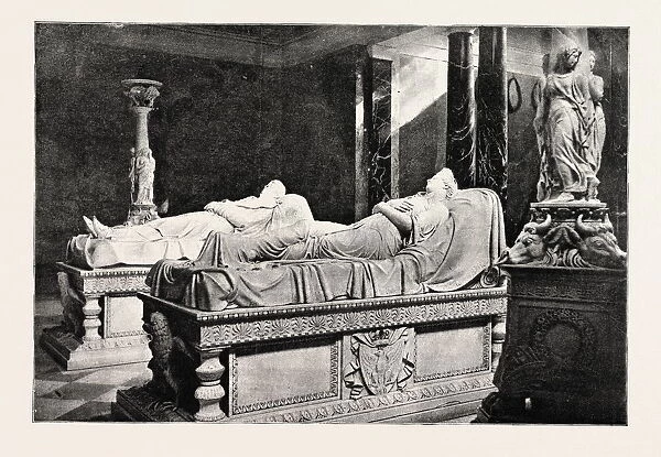 The Mausoleum, Charlottenburg, the Death of the Late Emperor William, Germany, 1888