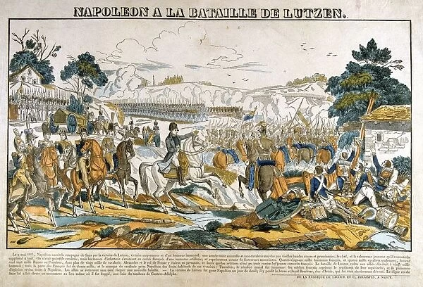 Napoleon at the Battle of Lutzen, 2 May 1813. Napoleon forced the Prussian and Russian