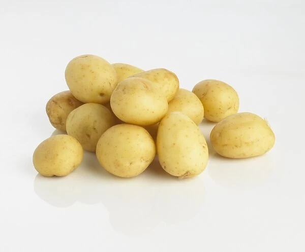Pile of new potatoes