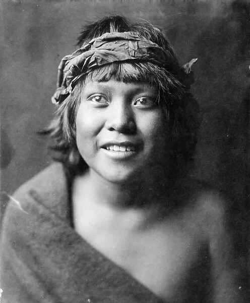 Portrait of a Tewa boy, head-and-shoulders, facing front, 1905. Photograph by Edward Curtis