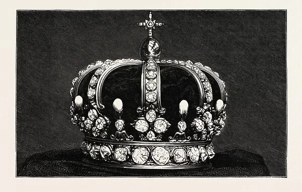 The Prussian Crown to be Worn by the Emperor, William Ii. Engraving 1890