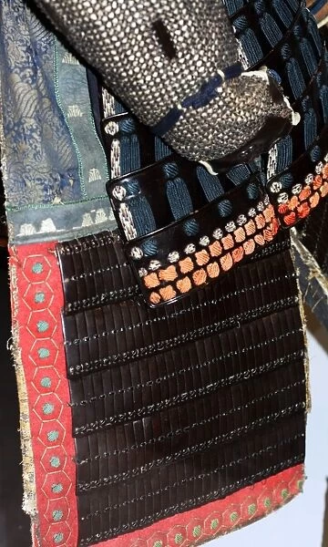 Samurai armor, close-up