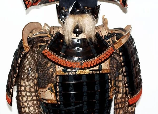 Samurai armor, close-up