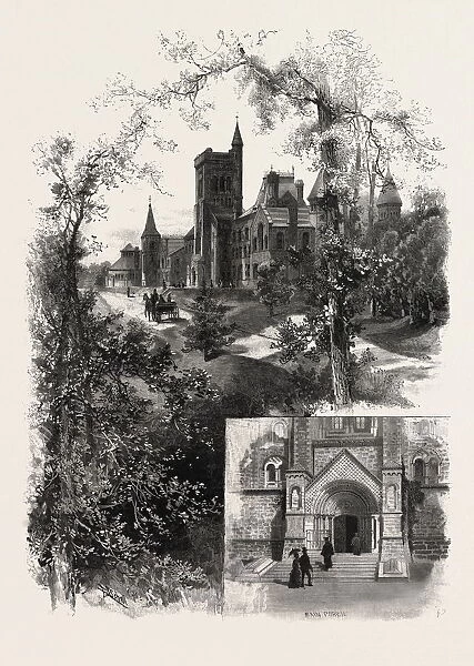 University of Toronto, Canada, Nineteenth Century Engraving
