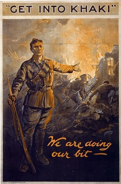 World War I 1914-1918: Get into Khaki We are doing our bit -. Australian