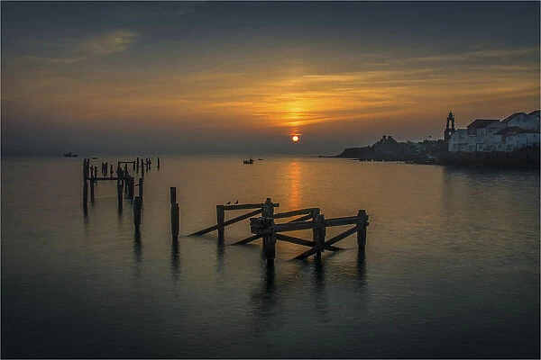 A coastal dawn at Swanage, Dorset, England, United Kingdom